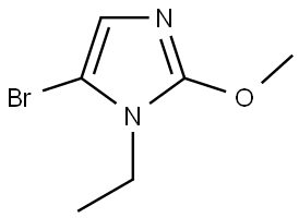 5-bromo-1-ethyl-2-methoxy-1H-imidazole Structure