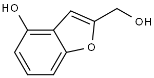 2-(hydroxymethyl)benzofuran-4-ol Structure