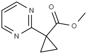 1-(pyrimidin-2-yl)cyclopropyl carboxylate Structure