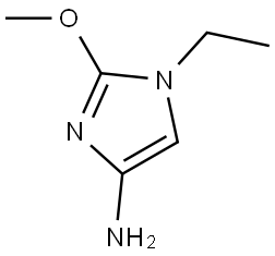 1-ethyl-2-methoxy-1H-imidazol-4-amine 구조식 이미지