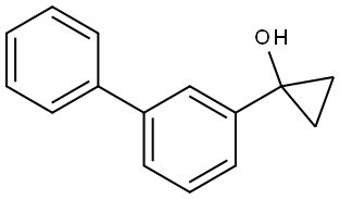 1-[1,1'-Biphenyl]-3-ylcyclopropanol Structure