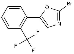 2-bromo-5-(2-(trifluoromethyl)phenyl)oxazole Structure