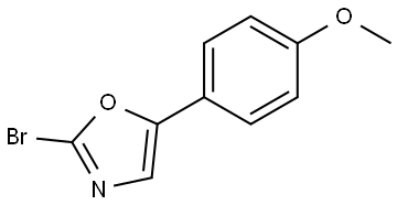 2-bromo-5-(4-methoxyphenyl)oxazole Structure