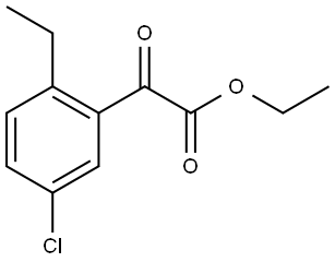 ethyl 2-(5-chloro-2-ethylphenyl)-2-oxoacetate Structure