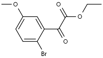 ethyl 2-(2-bromo-5-methoxyphenyl)-2-oxoacetate Structure