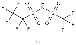 Lithium (Trifluoromethanesulfonyl)(Pentafluoroethanesulfonyl)imide Structure