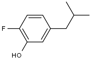 2-Fluoro-5-isobutylphenol Structure