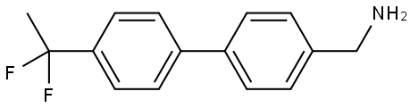 4'-(1,1-Difluoroethyl)[1,1'-biphenyl]-4-methanamine Structure