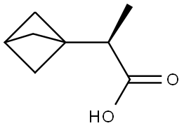 (R)-2-(Bicyclo[1.1.1]pentan-1-yl)propanoic Acid Structure