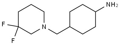 4-((3,3-difluoropiperidin-1-yl)methyl)cyclohexan-1-amine Structure