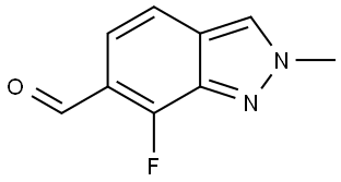 7-Fluoro-2-methyl-2H-indazole-6-carbaldehyde Structure