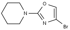 4-bromo-2-(piperidin-1-yl)oxazole Structure