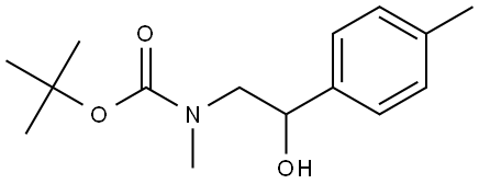 a-[(N-Boc-N-methylamino)methyl]-4-methylbenzenemethanol Structure