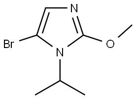 5-bromo-1-isopropyl-2-methoxy-1H-imidazole Structure