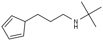 Tert-butyl[3-(cyclopenta-2,4-dien-1-yl)propyl]amine Structure