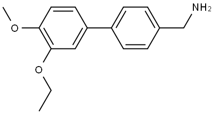 3'-Ethoxy-4'-methoxy[1,1'-biphenyl]-4-methanamine Structure