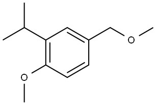 1-Methoxy-4-(methoxymethyl)-2-(1-methylethyl)benzene Structure