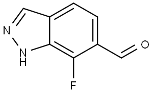 7-Fluoro-1H-indazole-6-carbaldehyde Structure