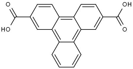 2,7-Triphenylenedicarboxylic acid Structure