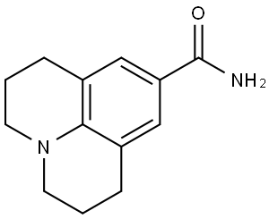 2,3,6,7-Tetrahydro-1H,5H-benzo[ij]quinolizine-9-carboxamide Structure