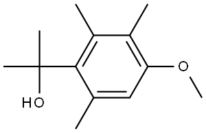 4-Methoxy-α,α,2,3,6-pentamethylbenzenemethanol Structure