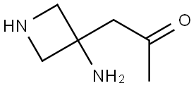 2-Propanone, 1-(3-amino-3-azetidinyl)- Structure