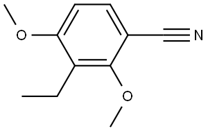 3-Ethyl-2,4-dimethoxybenzonitrile Structure