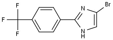 4-bromo-2-(4-(trifluoromethyl)phenyl)-1H-imidazole Structure