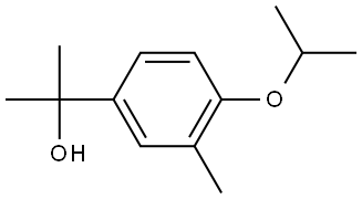 α,α,3-Trimethyl-4-(1-methylethoxy)benzenemethanol Structure