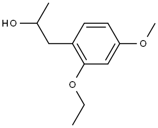 2-Ethoxy-4-methoxy-α-methylbenzeneethanol Structure