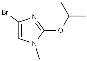 4-bromo-2-isopropoxy-1-methyl-1H-imidazole Structure