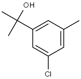 2-(3-chloro-5-methylphenyl)propan-2-ol Structure