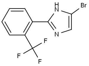 4-bromo-2-(2-(trifluoromethyl)phenyl)-1H-imidazole Structure