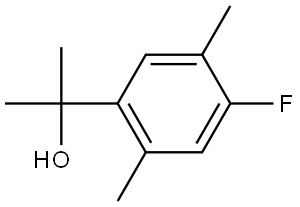 2-(4-fluoro-2,5-dimethylphenyl)propan-2-ol Structure