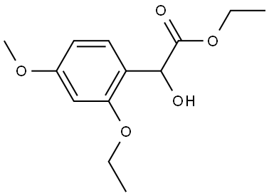 Ethyl 2-ethoxy-α-hydroxy-4-methoxybenzeneacetate Structure