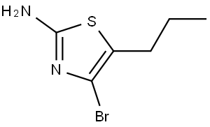 4-Bromo-5-propylthiazol-2-amine Structure