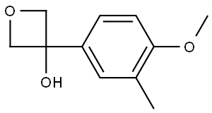 3-(4-methoxy-3-methylphenyl)oxetan-3-ol Structure