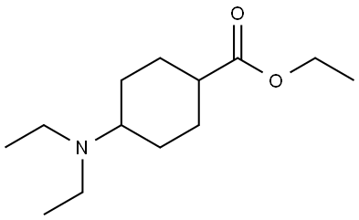 ethyl 4-(diethylamino)cyclohexanecarboxylate Structure