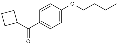 (4-Butoxyphenyl)cyclobutylmethanone Structure