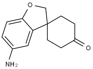 Spiro[benzofuran-3(2H),1′-cyclohexan]-4′-one, 5-amino- 구조식 이미지