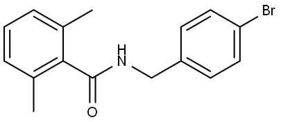 N-[(4-Bromophenyl)methyl]-2,6-dimethylbenzamide Structure