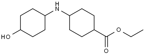 ethyl 4-((4-hydroxycyclohexyl)amino)cyclohexanecarboxylate Structure