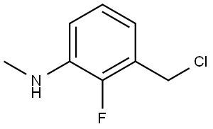 3-(chloromethyl)-2-fluoro-N-methylaniline Structure