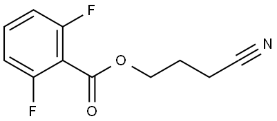 3-cyanopropyl 2,6-difluorobenzoate Structure