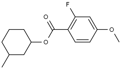 methyl 3-cyclohexyl-2-fluoro-4-methoxybenzoate Structure