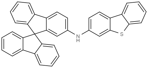 3-Dibenzothiophenamine, N-9,9′-spirobi[9H-fluoren]-2-yl- 구조식 이미지