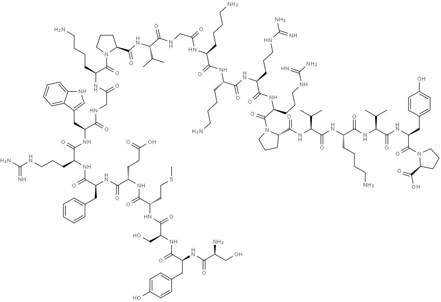 (Des-His)-ACTH (1-24) (human, bovine, rat) Structure