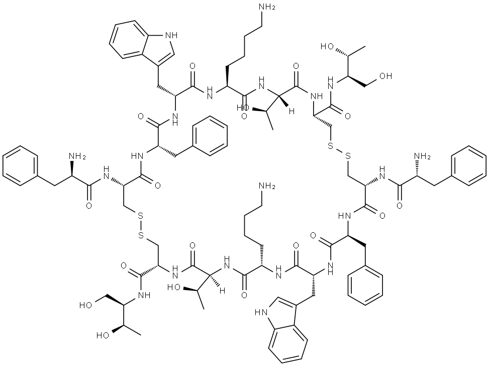 Octreotide  (Dimer, Antiparallel) Structure