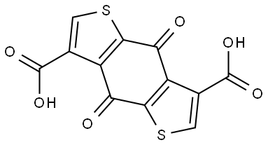 4,8-dioxo-4,8-dihydrobenzo[1,2-b:4,5-b']dithiophene-3,7-dicarboxylic acid Structure