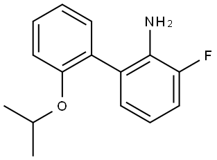 3-Fluoro-2'-(1-methylethoxy)[1,1'-biphenyl]-2-amine Structure